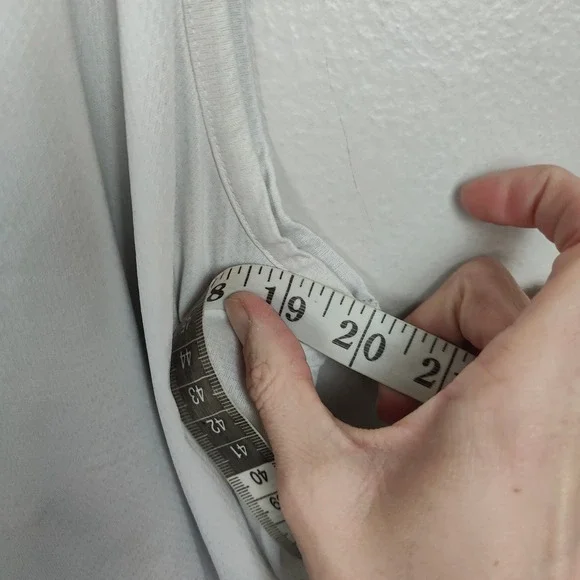 ASRV DSG-0830 AeroSilver Tank Top Mens Medium White Performance Gym Running - Picture 5 of 10